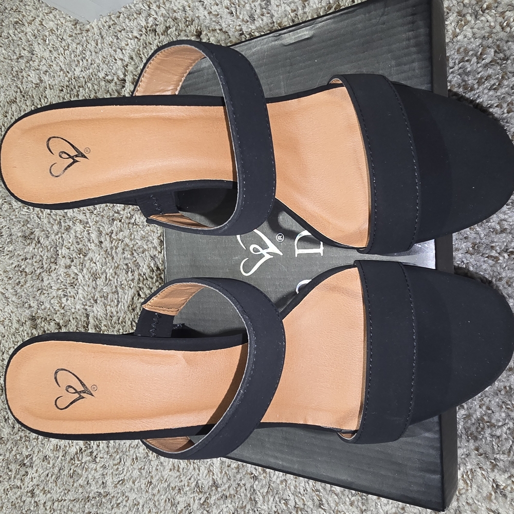Elegant Black Women's Sandals
